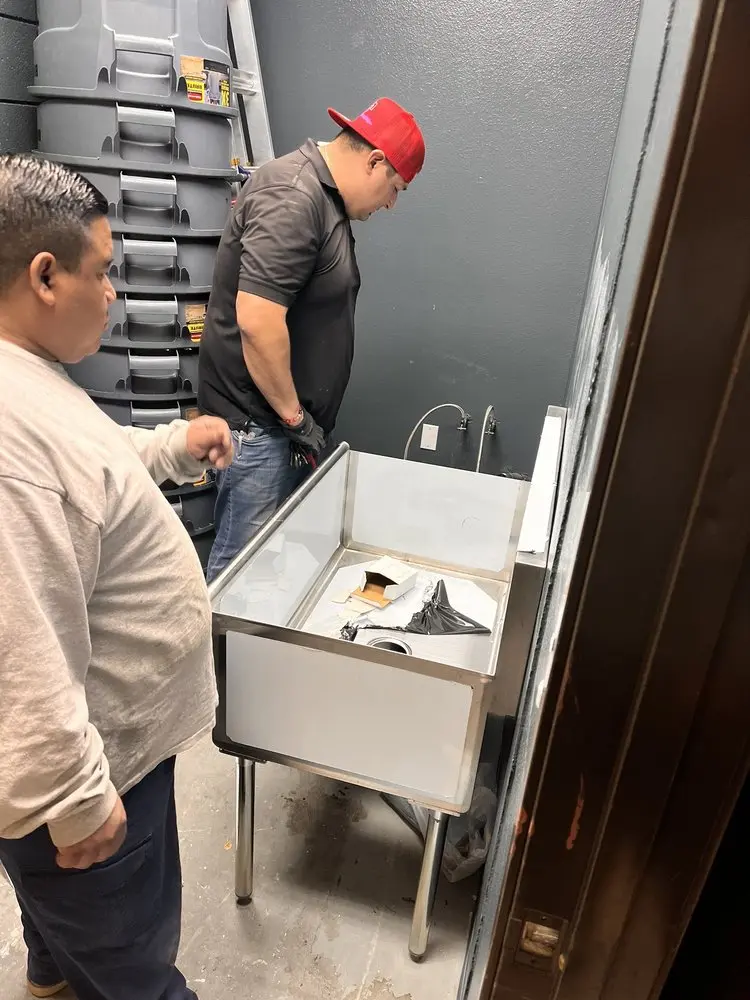 Commercial plumbing and sink installation in Edgemont